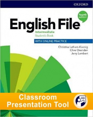 English File 4th edition Intermediate Student's Book Classroom Presentation Tool обложка книги